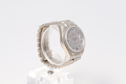 Rolex Day-Date 18239 White Gold 1997 With Full Diamond Set 36mm Men’s Watch