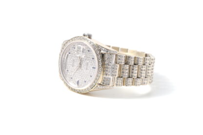 Rolex Day-Date 18239 White Gold 1997 With Full Diamond Set 36mm Men’s Watch