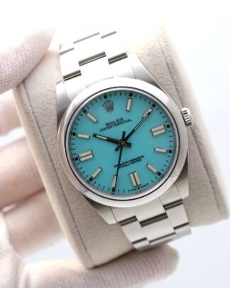 Rolex Oyster Perpetual 124300 Stainless Steel 41mm Tiffany Dial  Men's Watch