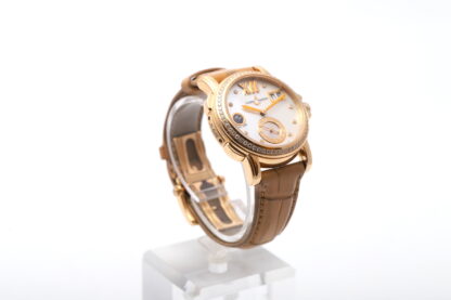 Ulysse Nardin Dual Time 246-22 Big-Date 18ct MOP/Diamond Dial 37mm Women’s Watch - Image 5