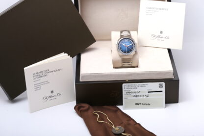 H Moser & Cie Streamliner Flyback Chronograph 42mm 6902-1201 Blue Men’s Watch - Image 2