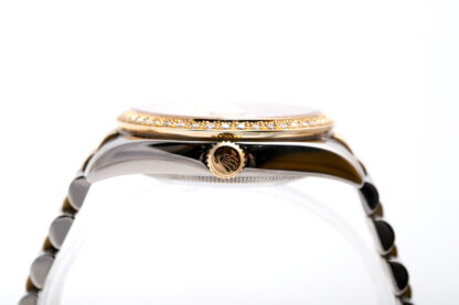Rolex Datejust 36mm White Dial 116233 Bimetal Diamond Bezel Jubilee Unisex Watch - Image 10