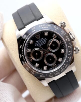 Rolex Cosmograph Daytona 116519LN 18ct White Gold Black Diamond 2022 Men's Watch