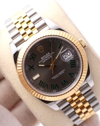Rolex Datejust 126333 Jubilee 41mm Wimbledon 2021 Steel & Gold Men's Watch
