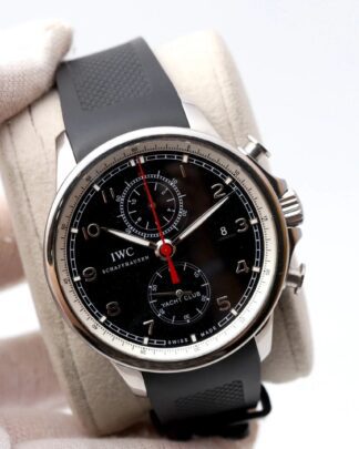 IWC Portugieser Yacht Club Chrono IW390204 43mm Black Dial Watch Men's Watch