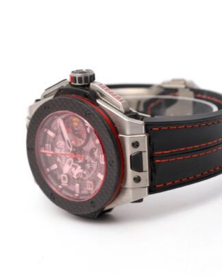 Hublot Big Bang Ferrari 401.NQ.0123.VR 45mm Titanium Skeletonized Men's Watch - Image 9