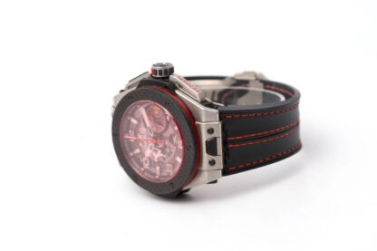 Hublot Big Bang Ferrari 401.NQ.0123.VR 45mm Titanium Skeletonized Men's Watch
