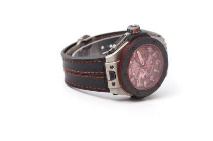 Hublot Big Bang Ferrari 401.NQ.0123.VR 45mm Titanium Skeletonized Men's Watch
