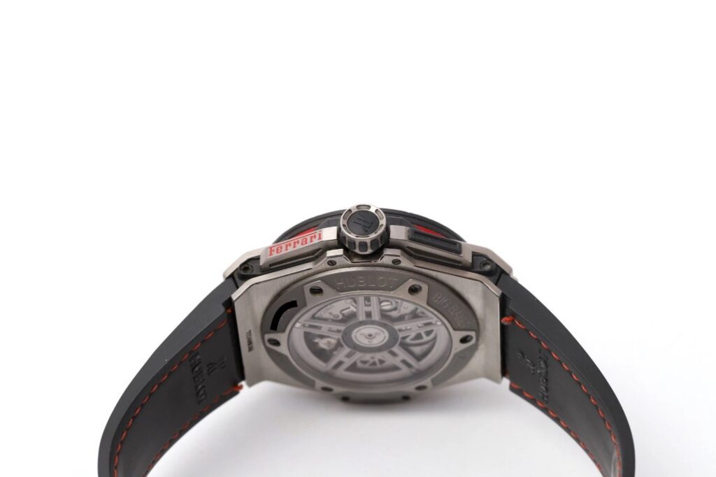 Hublot Big Bang Ferrari 401.NQ.0123.VR 45mm Titanium Skeletonized Men's Watch