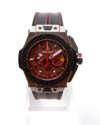 Hublot Big Bang Ferrari 401.NQ.0123.VR 45mm Titanium Skeletonized Men's Watch - Image 3