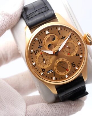 IWC Big Pilot 46mm IW502639 18ct Rose Gold Perpetual Calendar Men's Watch