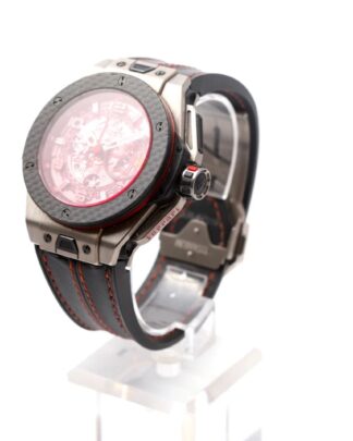 Hublot Big Bang Ferrari 401.NQ.0123.VR 45mm Titanium Skeletonized Men's Watch - Image 4