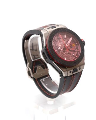 Hublot Big Bang Ferrari 401.NQ.0123.VR 45mm Titanium Skeletonized Men's Watch - Image 5