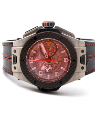 Hublot Big Bang Ferrari 401.NQ.0123.VR 45mm Titanium Skeletonized Men's Watch - Image 8
