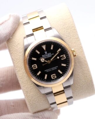 Rolex Explorer I Bi-Metal 36 mm 124273 Black Dial 2022 Unisex Watch
