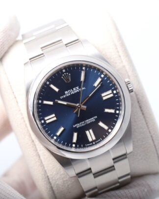 Rolex Oyster Perpetual 124300 Stainless Steel 41mm Blue Dial  Men's Watch