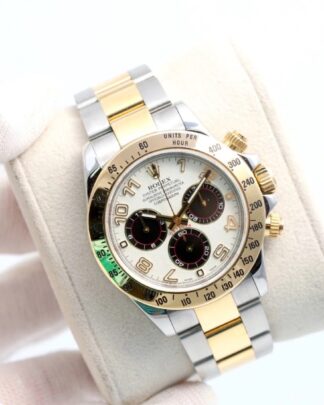 Rolex Cosmograph Daytona 116523 Panda Racing Dial Bimetal 40mm Men's Watch