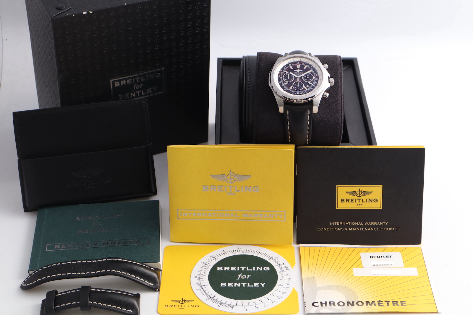 Breitling Bentley Motors Black Chronograph A25363 48 mm Men's Watch - Image 2