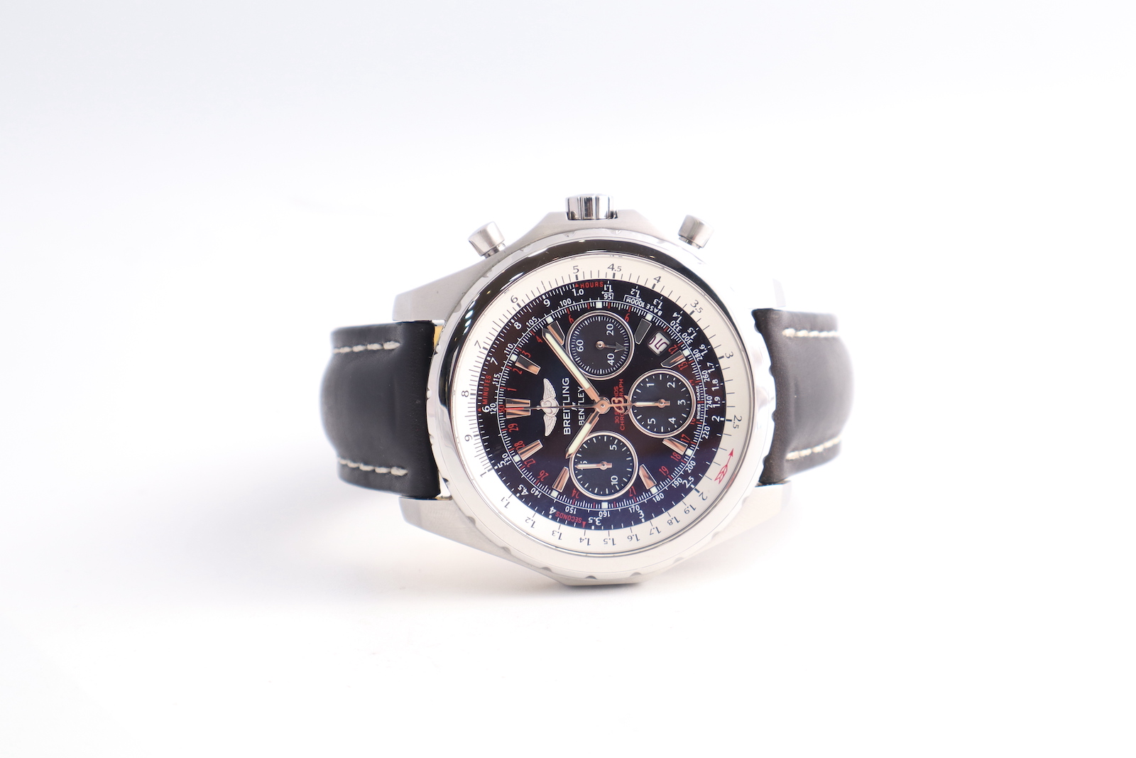 Breitling Bentley Motors Black Chronograph A25363 48 mm Men's Watch - Image 10