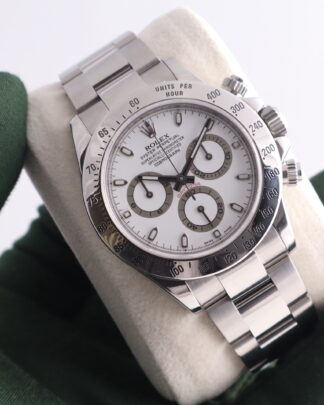 Rolex Cosmograph Daytona 116520 White Dial 40 mm Men's Watch