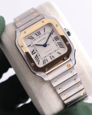 Cartier Santos De Cartier Medium Steel & Gold Midsize 35 mm Automatic 4075 Men's Watch