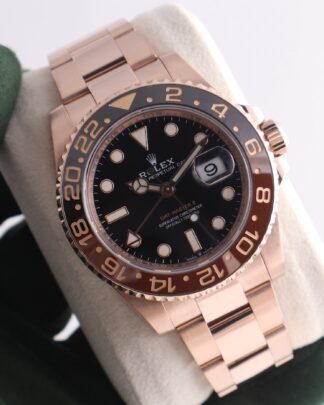 Rolex GMT Master II "Rootbeer" 126715CHNR 18 ct Everose Gold 40 mm Men's Watch