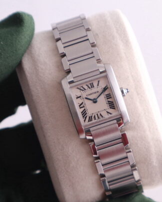 Cartier Tank Francaise 2384 Quartz 20 mm Steel Women's Watch