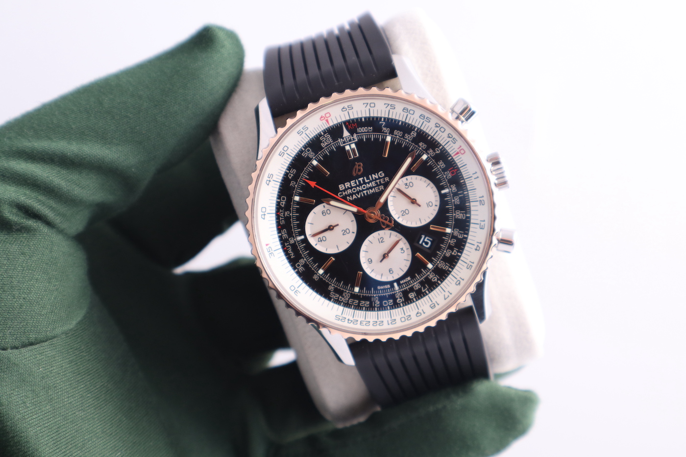 Breitling Navitimer B01 Steel & Rose Gold 46 mm Automatic UB0127 Men's Watch