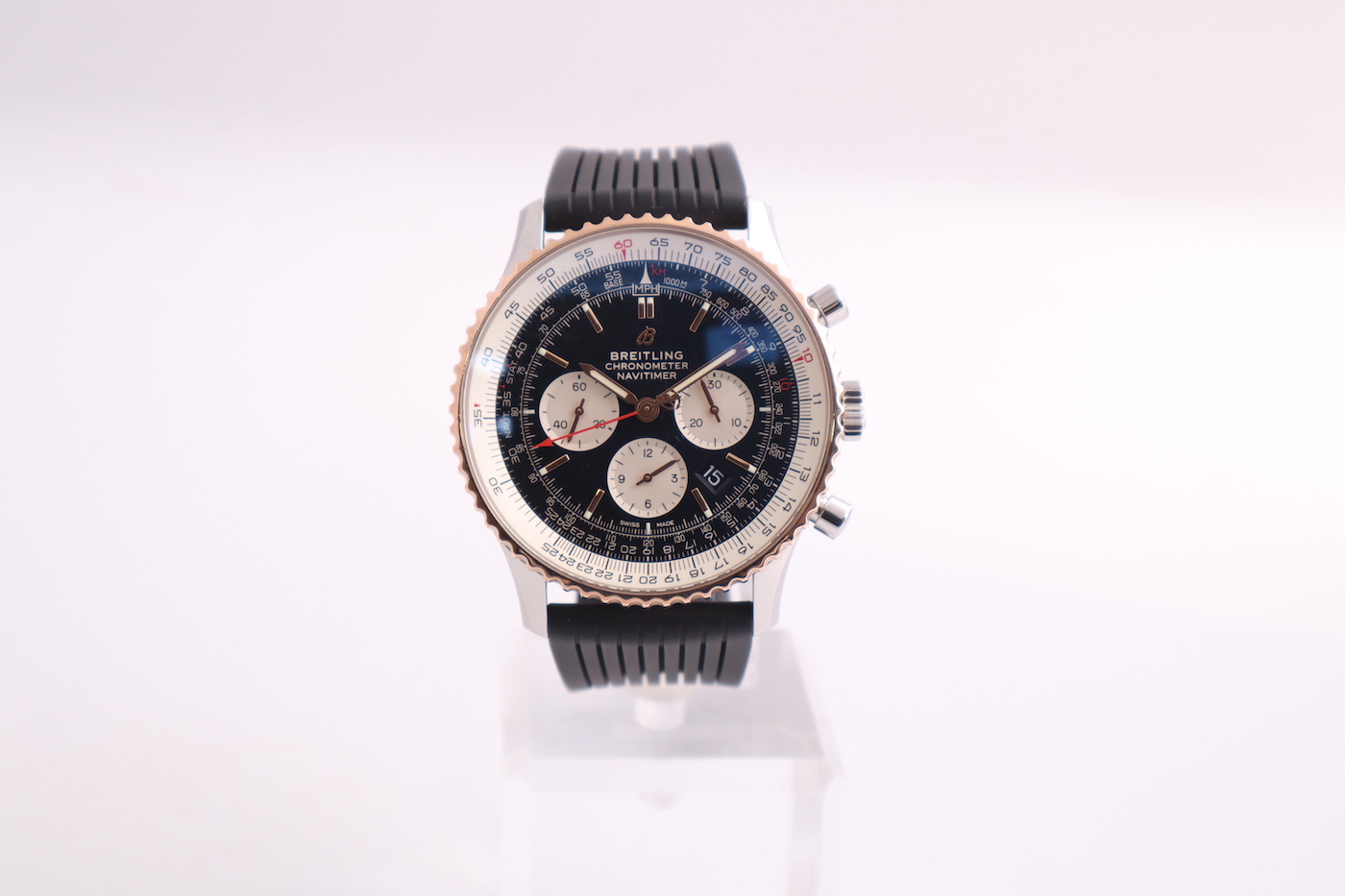 Breitling Navitimer B01 Steel & Rose Gold 46 mm Automatic UB0127 Men's Watch - Image 3