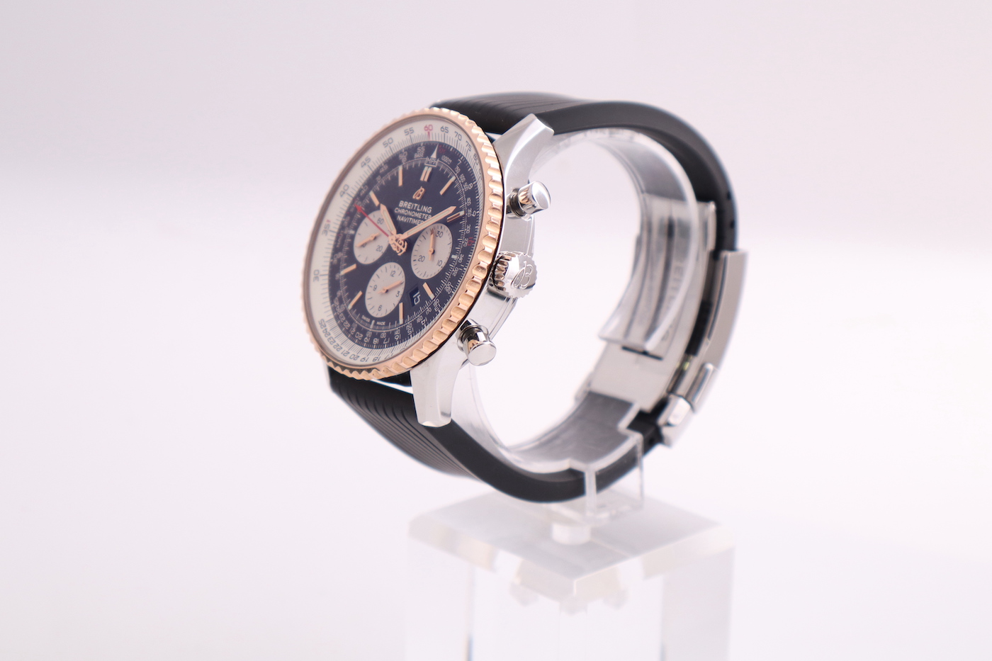 Breitling Navitimer B01 Steel & Rose Gold 46 mm Automatic UB0127 Men's Watch - Image 4