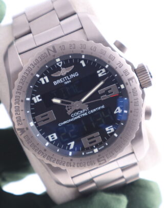 Breitling Cockpit B50 Titanium Black Dial 46mm Men's Watch