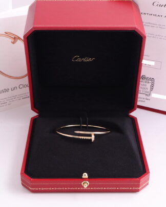 Cartier Juste un Clou Nail Bracelet 18k Gold with 20 Brilliant Cut Diamonds