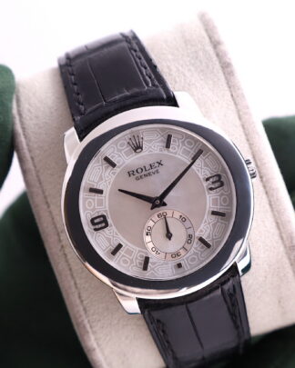 Rolex Cellini 950 Platinum Mother of Pearl Dial Manual 35mm Men's Watch