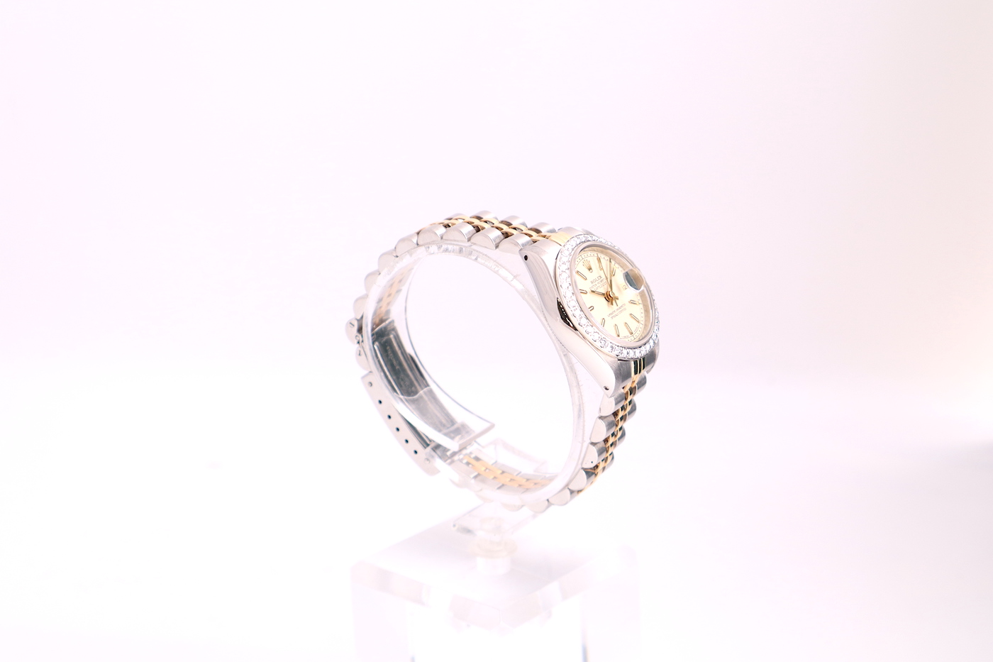 Rolex Datejust 26mm 69173 Bimetal Jubilee Dial Diamond Bezel Women's Watch - Image 5