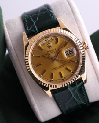 Rolex Daydate 18078 36mm 18K Yellow Gold with Gold Dial 1979 Men's Watch