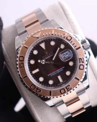 Rolex Yacht Master Steel & Rose Gold 116621 Chocolate Dial 40mm Men's Watch
