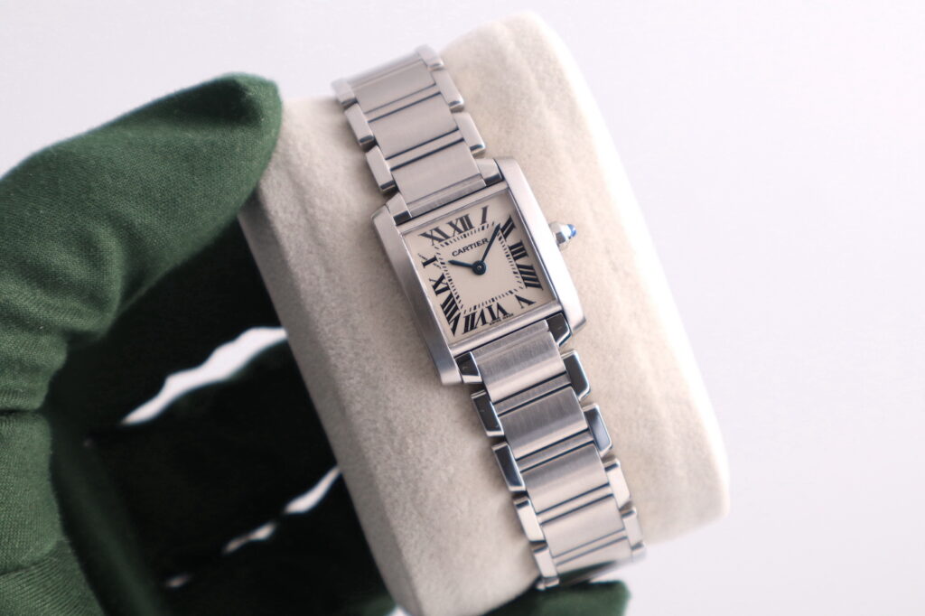 Cartier Tank Francaise 2384 Quartz 20 mm Steel Women's Watch