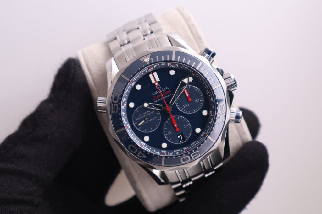 Omega Seamaster Diver 300m Chronograph Blue Dial 21230445003001 45mm Men’s Watch