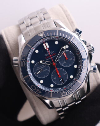 Omega Seamaster Diver 300m Chronograph Blue Dial 21230445003001 45mm Men’s Watch